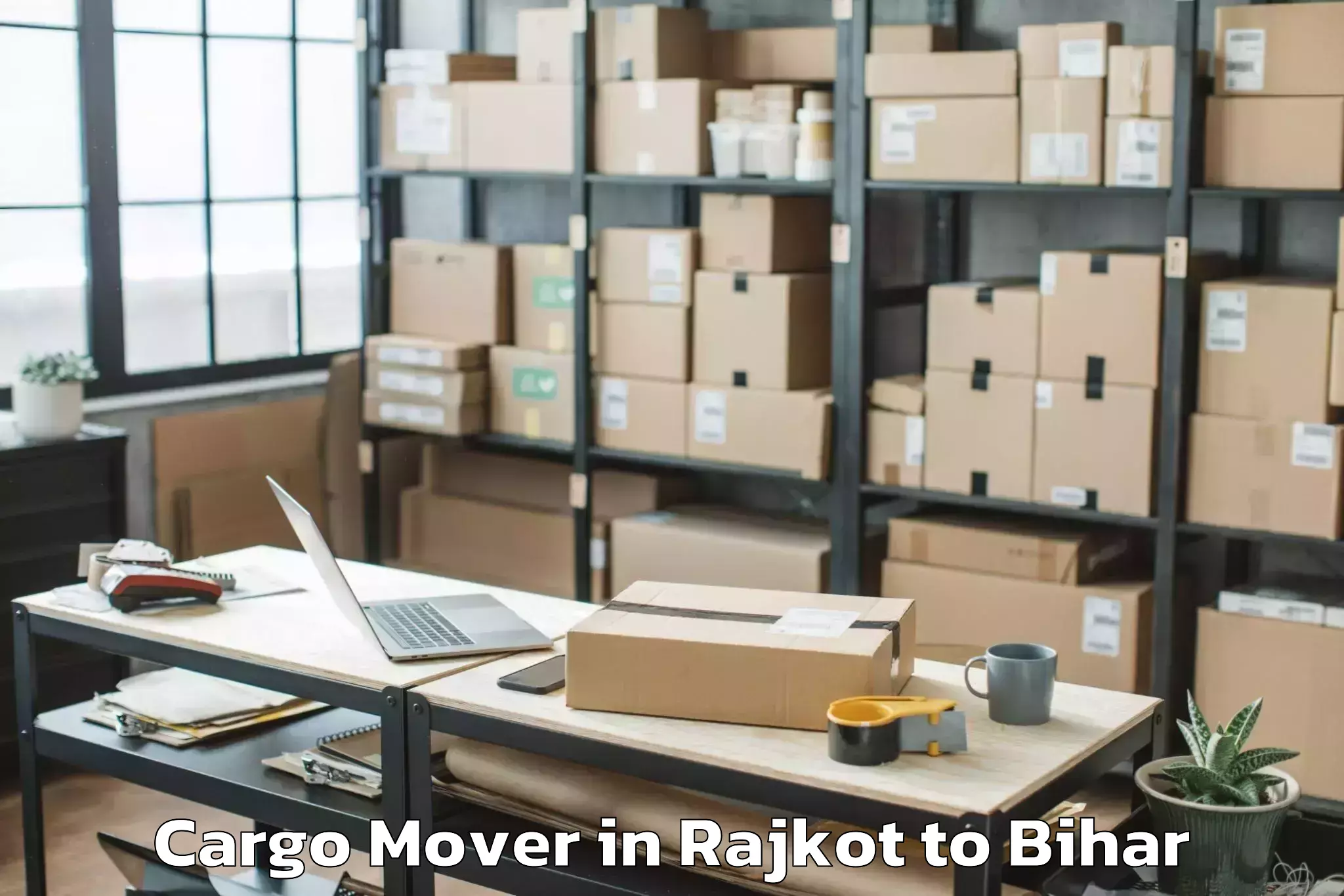 Reliable Rajkot to Ladania Cargo Mover